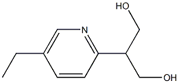 1,3-Propanediol, 2-(5-ethyl-2-pyridinyl)- Structure