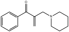 2-Propen-1-one, 1-phenyl-2-(1-piperidinylmethyl)- 구조식 이미지