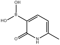 2-Hydroxy-6-methylpyridine-3-boronic Acid Structure