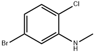 5-bromo-2-chloro-N-methylaniline 구조식 이미지