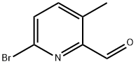 6-Bromo-3-methyl-pyridine-2-carbaldehyde Structure