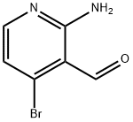 2-amino-4-bromonicotinaldehyde Structure