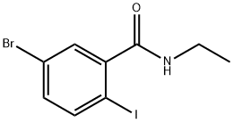 5-Bromo-2-iodo-N-ethylbenzamide Structure