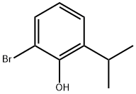 1-bromo-3-isopropyl-2-hydroxybenzene Structure