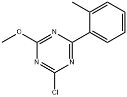 2-Chloro-4-(2-tolyl)-6-methoxy-1,3,5-triazine Structure