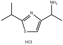 1-[2-(propan-2-yl)-1,3-thiazol-4-yl]ethan-1-amine dihydrochloride Structure
