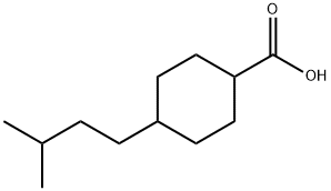 4-(3-methylbutyl)cyclohexane-1-carboxylic acid Structure