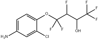 4-(3-Hydroxy-1,1,2,4,4,4-hexafluorobutoxy)-3-chloroaniline Structure