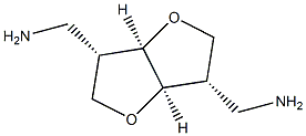 [(3S,3aR,6S,6aR)-6-(aminomethyl)-hexahydrofuro[3,2-b]furan-3-yl]methanamine Structure