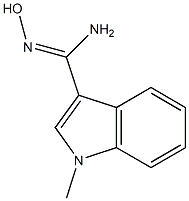 N'-hydroxy-1-methyl-1H-indole-3-carboximidamide 구조식 이미지