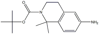tert-butyl 6-amino-1,1-dimethyl-3,4-dihydroisoquinoline-2(1H)-carboxylate Structure