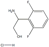 2-AMINO-2-(2,6-DIFLUOROPHENYL)ETHAN-1-OL HYDROCHLORIDE 구조식 이미지