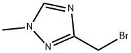 3-(bromomethyl)-1-methyl-1H-1,2,4-triazole 구조식 이미지