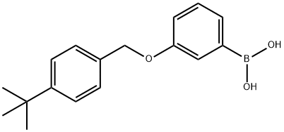 Boronic acid,B-[3-[[4-(1,1-dimethylethyl)phenyl]methoxy]phenyl]- 구조식 이미지