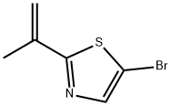 5-Bromo2-(iso-propenyl)thiazole 구조식 이미지