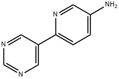 3-AMINO-6-(5-PYRIMIDYL)PYRIDINE Structure