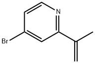 4-Bromo-2-(iso-propenyl)pyridine Structure