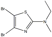 4,5-Dibromo-2-(methylethylamino)thiazole Structure