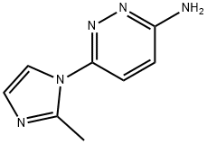 3-Amino-6-(2-methyl-1H-imidazol-1-yl)pyridazine Structure