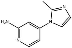 4-(2-METHYL-1H-IMIDAZOL-1-YL)PYRIDIN-2-AMINE Structure