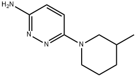 3-Amino-6-(3-methylpiperidin-1-yl)pyridazine Structure