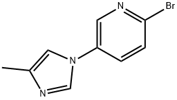 2-Bromo-5-(4-methylimidazol-1-yl)pyridine Structure