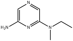 2-Amino-6-(methylethylamino)pyrazine Structure