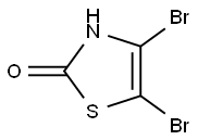 4,5-Dibromo-2-hydroxythiazole 구조식 이미지