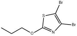 4,5-Dibromo-2-(n-propoxy)thiazole Structure
