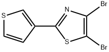 4,5-Dibromo-2-(3-thienyl)thiazole Structure