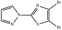 4,5-Dibromo-2-(1H-pyrazol-1-yl)thiazole Structure
