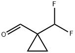1-(difluoromethyl)cyclopropane-1-carbaldehyde Structure