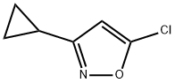 5-CHLORO-3-CYCLOPROPYL-1,2-OXAZOLE 구조식 이미지