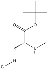(R)-tert-Butyl 2-(methylamino)propanoate hydrochloride Structure