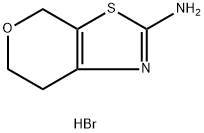 4H,6H,7H-pyrano[4,3-d][1,3]thiazol-2-amine hydrobromide Structure