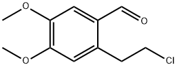 Benzaldehyde, 2-(2-chloroethyl)-4,5-dimethoxy- 구조식 이미지