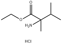 ethyl 2-amino-2,3-dimethylbutanoate hydrochloride Structure