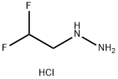 (2,2-difluoroethyl)hydrazine dihydrochloride Structure