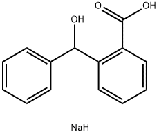 sodium 2-[hydroxy(phenyl)methyl]benzoate 구조식 이미지