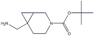 tert-butyl 6-(aminomethyl)-3-azabicyclo[4.1.0]heptane-3-carboxylate Structure
