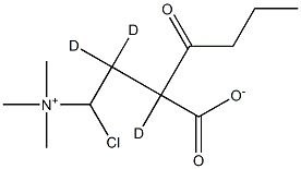 Butyryl-L-carnitine-d3 (chloride) Structure