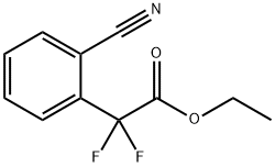 Ethyl 2-(2-Cyanophenyl)-2,2-difluoroacetate Structure