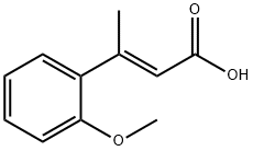 3-(2-methoxyphenyl)but-2-enoic acid Structure