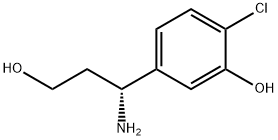 5-((1R)-1-AMINO-3-HYDROXYPROPYL)-2-CHLOROPHENOL Structure