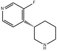 (S)-3-fluoro-4-(piperidin-3-yl)pyridine Structure