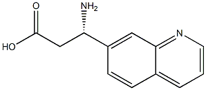 (S)-3-AMINO-3-(QUINOLIN-7-YL)PROPANOIC ACID Structure