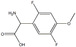 2-AMINO-2-(2,5-DIFLUORO-4-METHOXYPHENYL)ACETIC ACID Structure