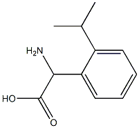 2-AMINO-2-[2-(METHYLETHYL)PHENYL]ACETIC ACID Structure