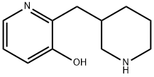 3-Pyridinol, 2-(3-piperidinylmethyl)- Structure