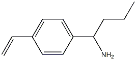 1-(4-VINYLPHENYL)BUTYLAMINE Structure